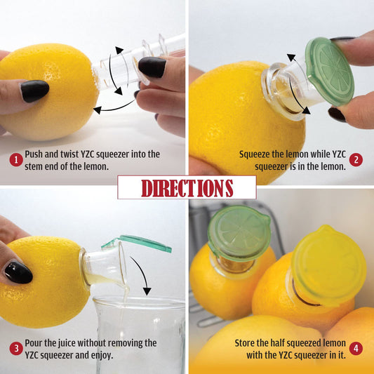 Lemon & Orange Manual Juicer - Easy Citrus Squeezer for Kitchen