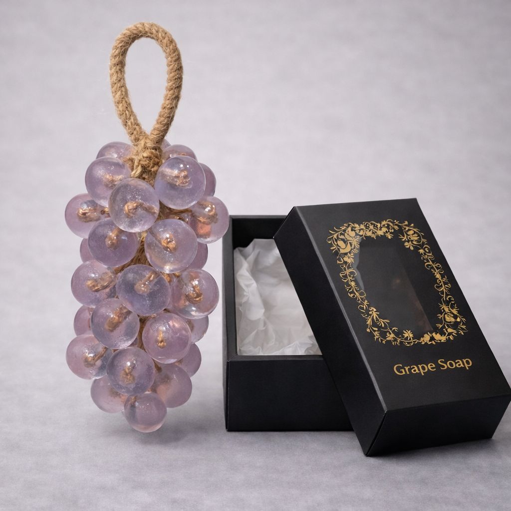 Crystal Grape Soap – Handmade Scented Bath & Hand Soap (Gift Edition)