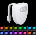 Motion Sensor LED Toilet Night Light - 16 Color Bathroom Glow