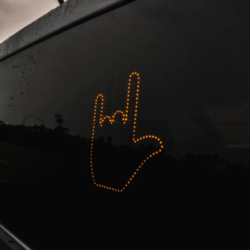 LED Car Gesture Light - Remote Control Hand Signal Light