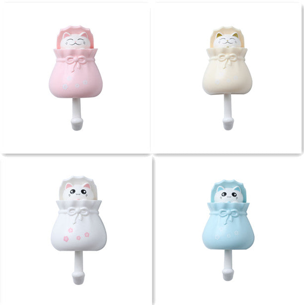 Strong Adhesive Wall Hook – Key, Bag & Accessories Holder