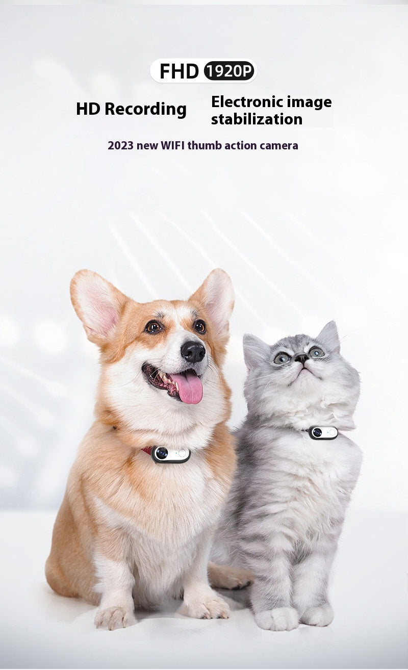 HD Pet Action Camera - Hands - Free Pet POV Recorder
