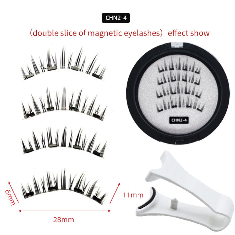 Magnetic False Eyelashes - Reusable Natural Look Lashes
