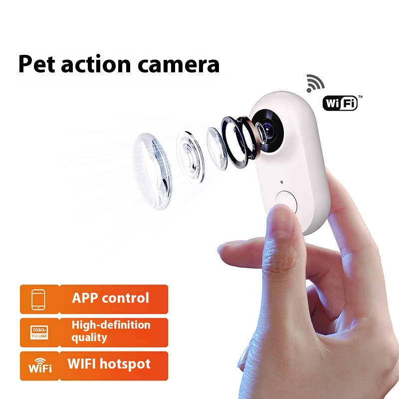 HD Pet Action Camera - Hands - Free Pet POV Recorder