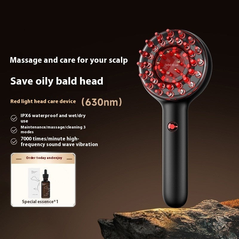 Red Light Scalp Massager - Rechargeable Scalp Care & Relaxation