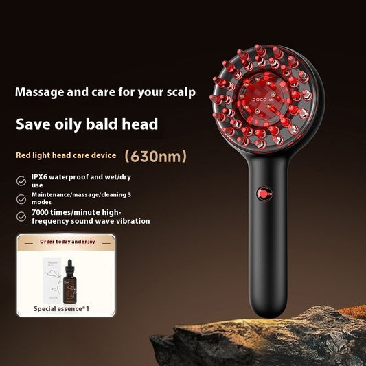 Red Light Scalp Massager - Rechargeable Scalp Care & Relaxation