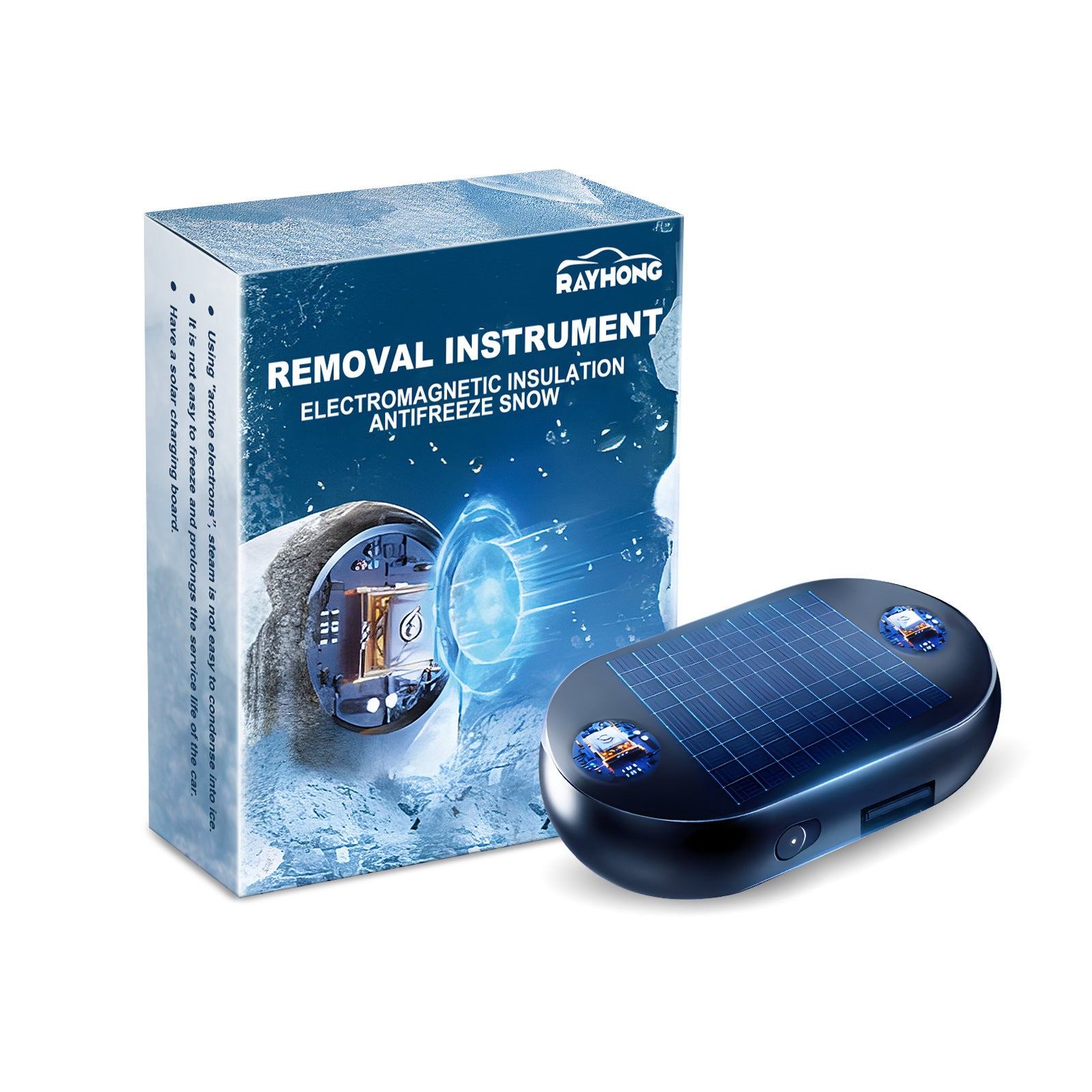 Portable Car Windshield De-Icing Tool – Fast Snow & Fog Remover