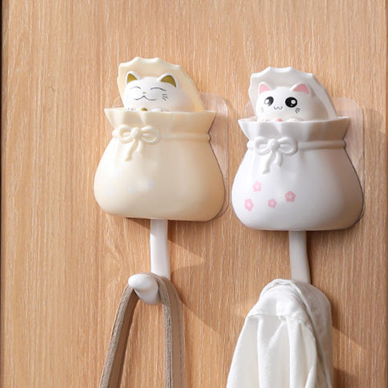 Strong Adhesive Wall Hook – Key, Bag & Accessories Holder