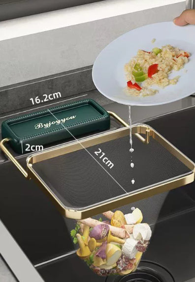 Kitchen Sink Filter Rack with Suction Cup