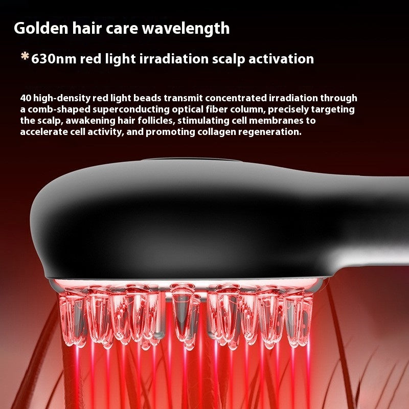 Red Light Scalp Massager - Rechargeable Scalp Care & Relaxation