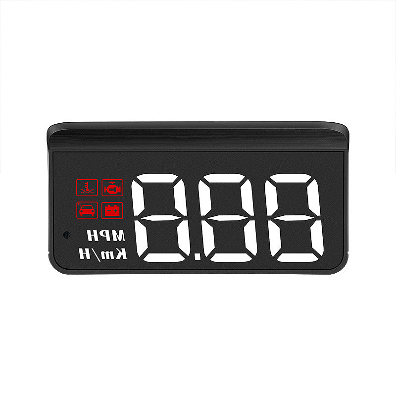 HUD Windshield Speed Display – Plug & Play KM/H Digital Speedometer