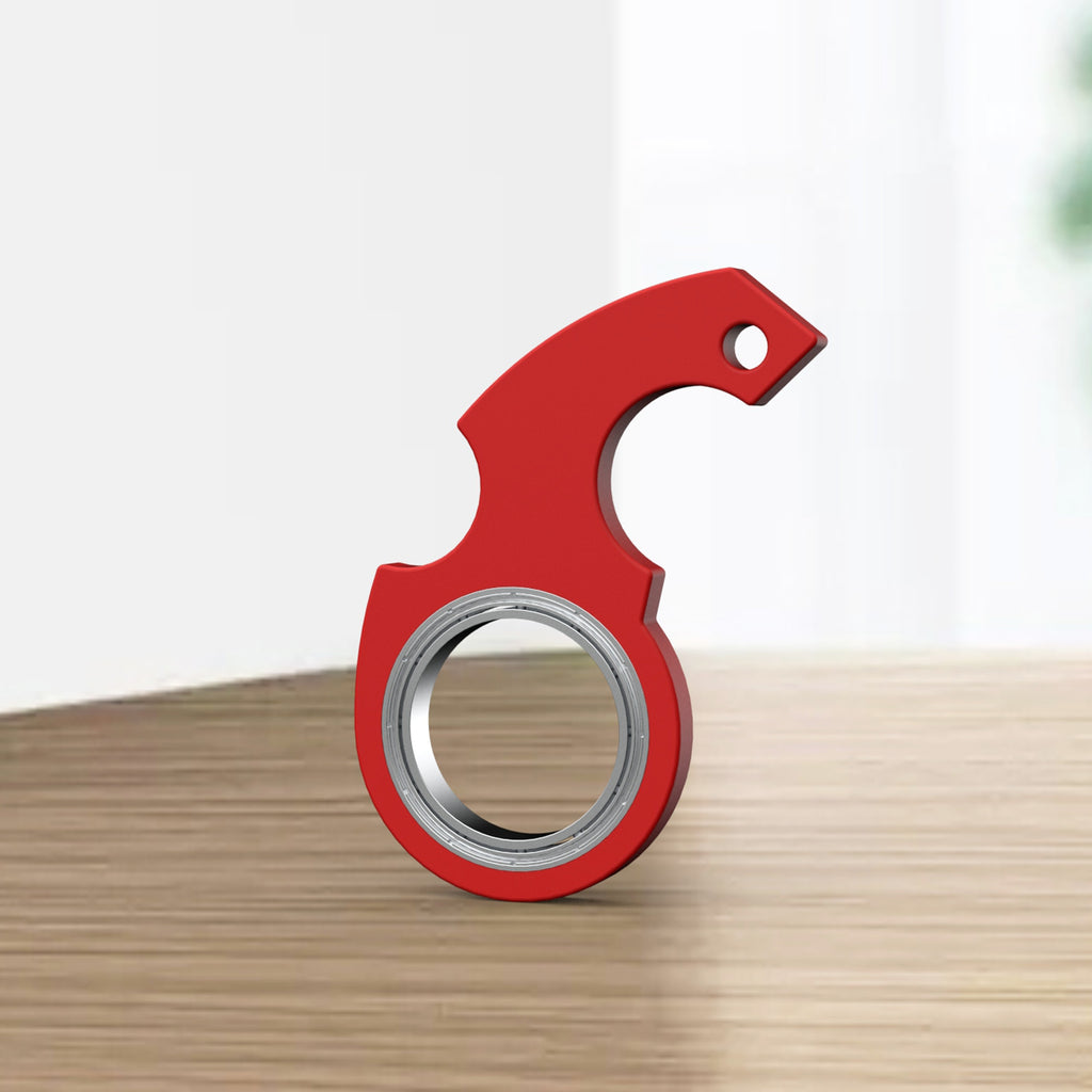 Magnetic Keychain Bottle Opener & Fidget Spinner