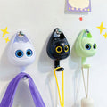 Cute Blinking Cat Wall Hook - Adhesive Coat , Key & Accessories Holder