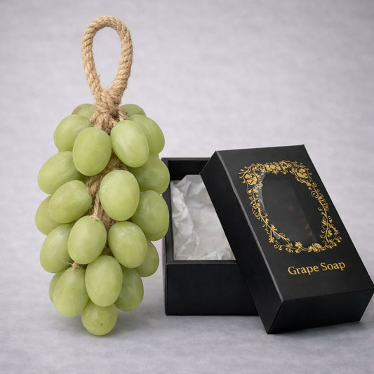 Grape Scented Handmade Soap Gift Box (10 Pieces)
