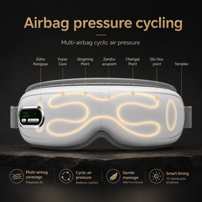 Articave Rechargeable Eye Massager with Air Compression