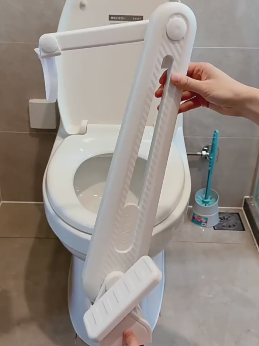 Hands-Free Toilet Lid Lifter - No Touch Bathroom