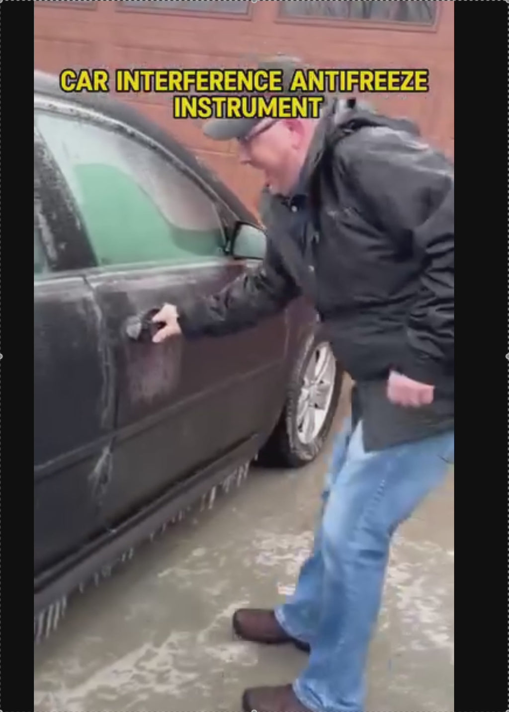 Portable Car Windshield De-Icing Tool – Fast Snow & Fog Remover