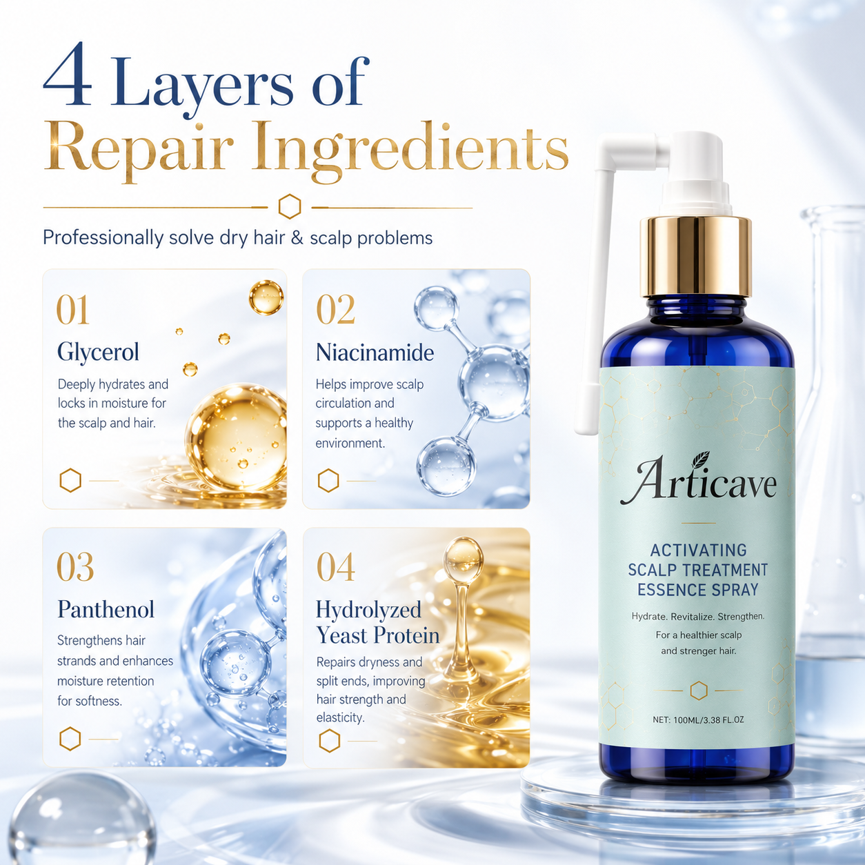 Scalp Refreshing & Strengthening Treatment Mist – 60 ml